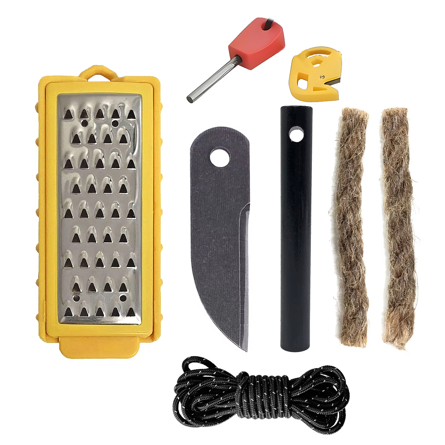 Fire Starting Kit - Outdoor Flint Set Fire Equipment Wilderness