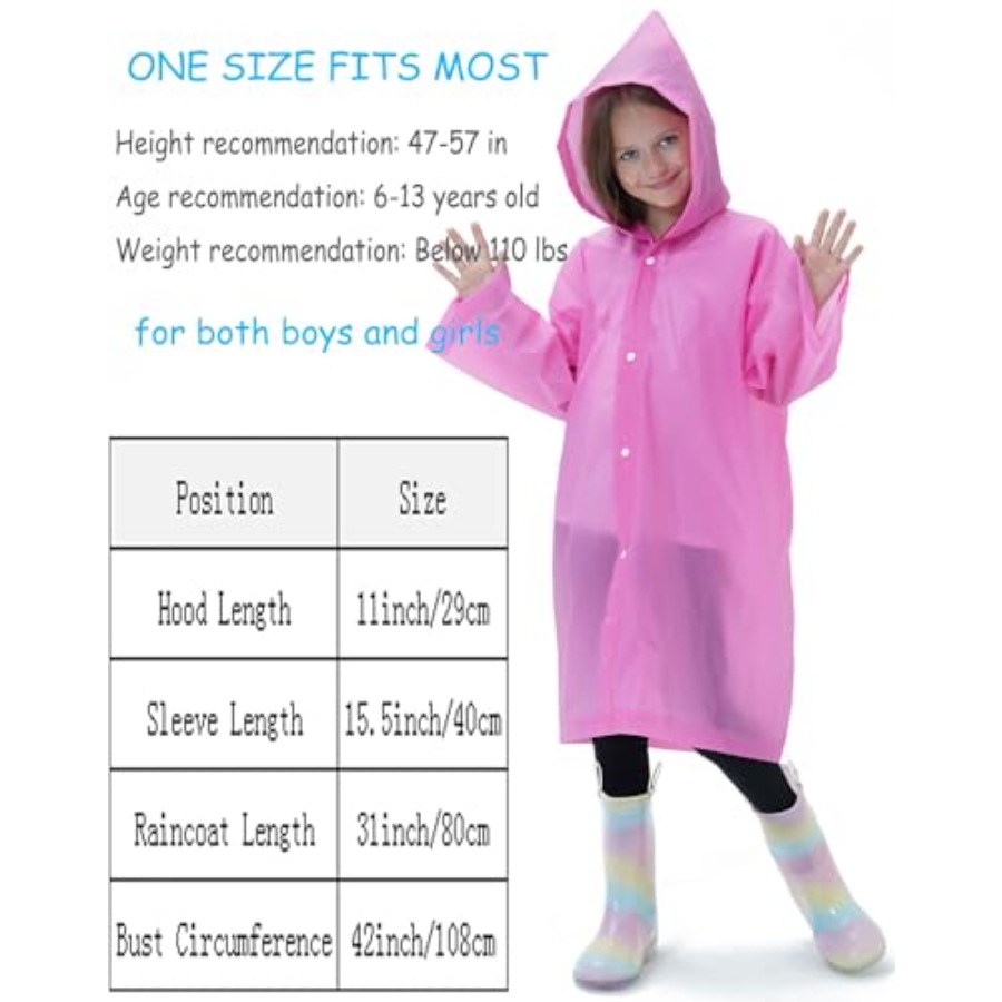 2 Pack Reusable Waterproof Rai - مراجعة Emergency Poncho Rain وسعره