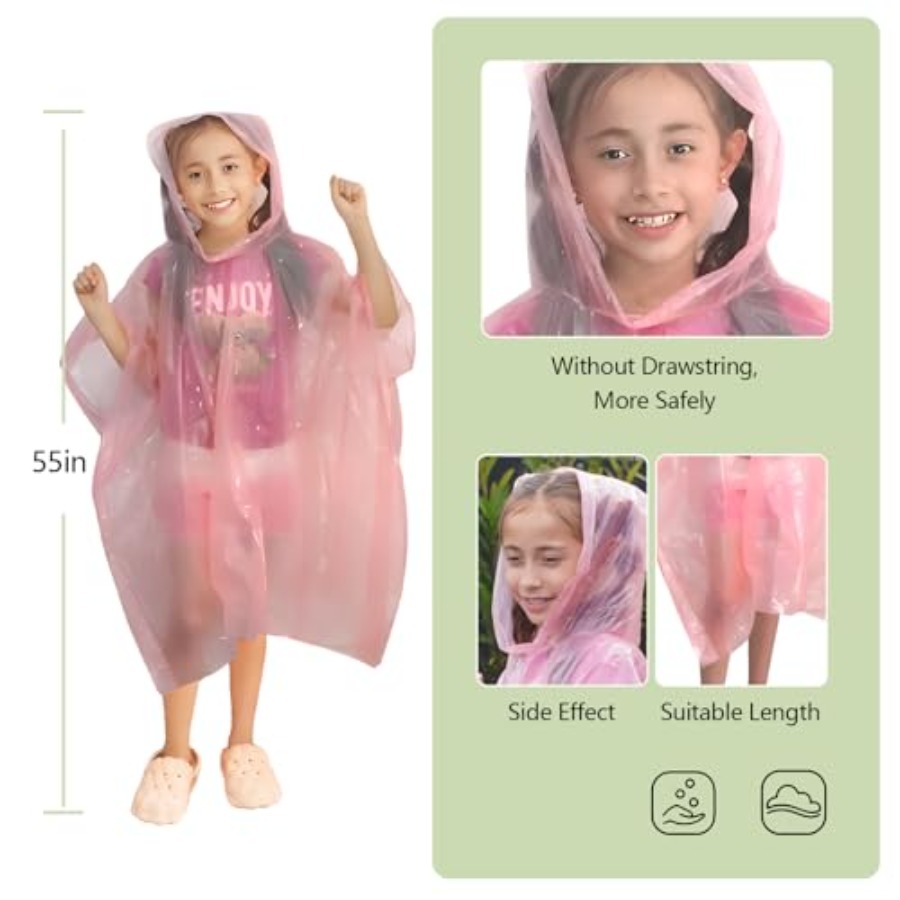 Emergency Disposable Rain Ponc - مراجعة Emergency Poncho Rain وسعره