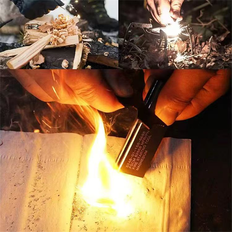 Outdoor Flint, Flint Stick, Ma - مراجعة Magnesium Fire Starter وسعره