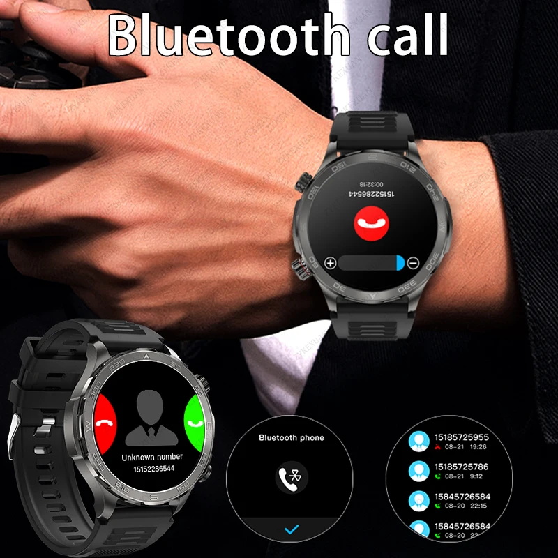 New GPS Track Smart Watch Men  - مراجعة Compass Lensatic وسعره