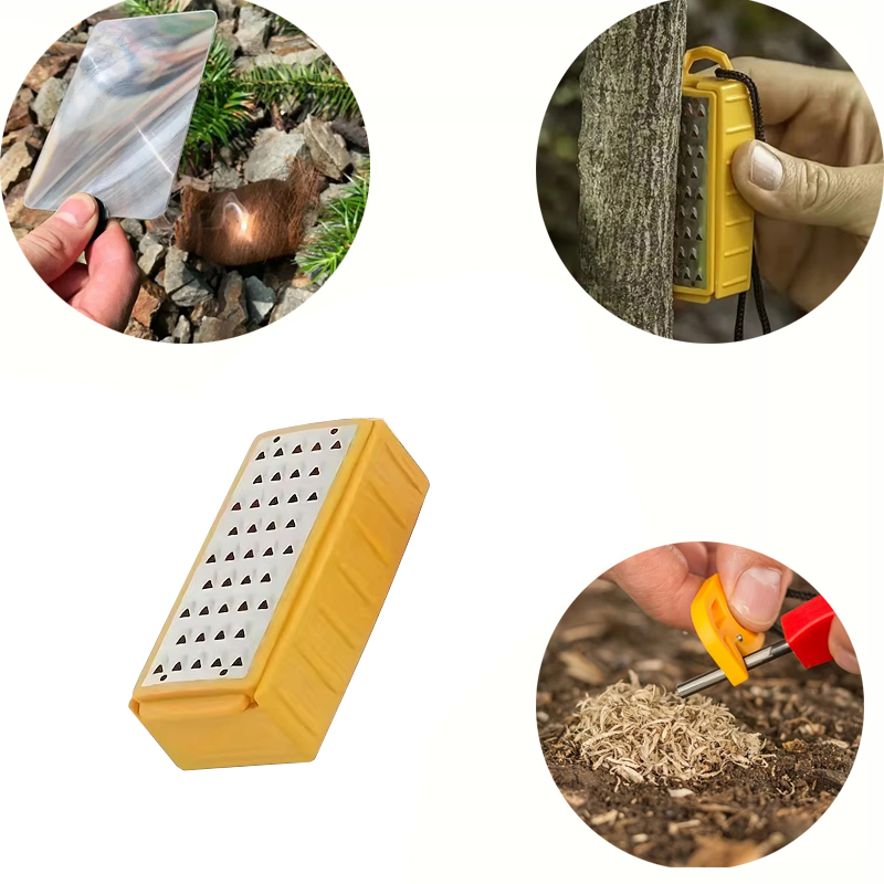 Outdoor Magnifying Glass Card  - مراجعة Fire Starting Kit وسعره