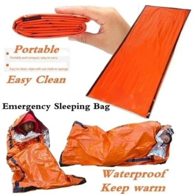 1pc PE Emergency Blanket Insul - مراجعة Survival Blanket Reflective وسعره