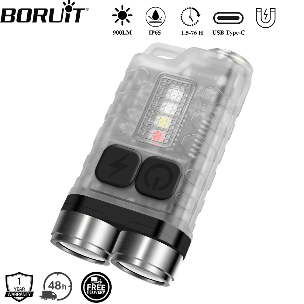 BORUiT V3 LED Keychain Portabl - مراجعة Fishing Kit Compact وسعره