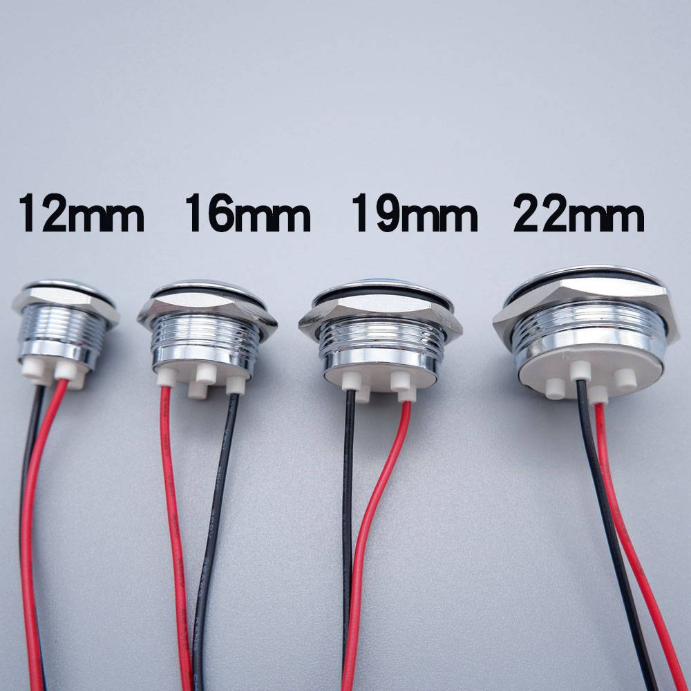 Metal LED Indicator Light 12mm - مراجعة Signal Panel Orange وسعره