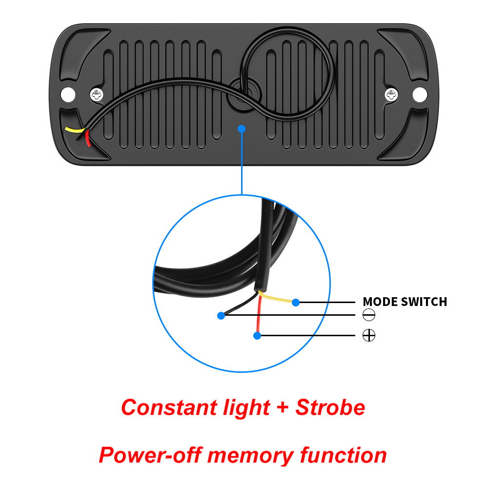 1pcs Led Strobe Warning Light  - مراجعة Sos Light Strobe وسعره