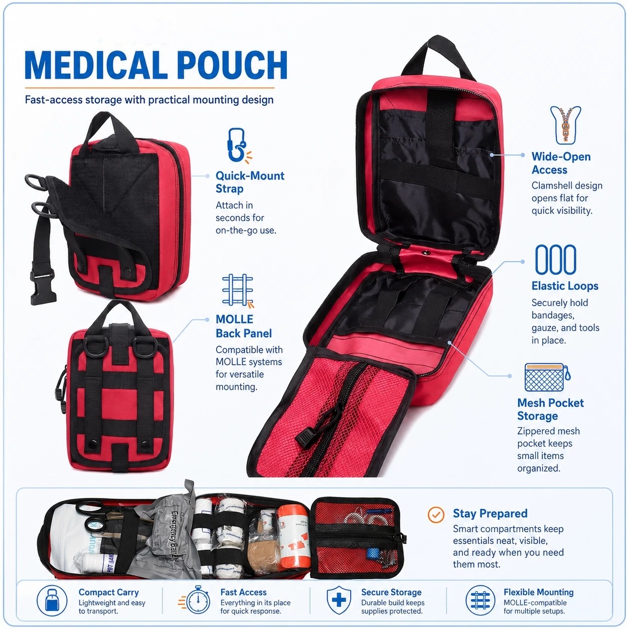 363pcs First Aid Kit Bag All P - مراجعة Bivy Bag Emergency وسعره
