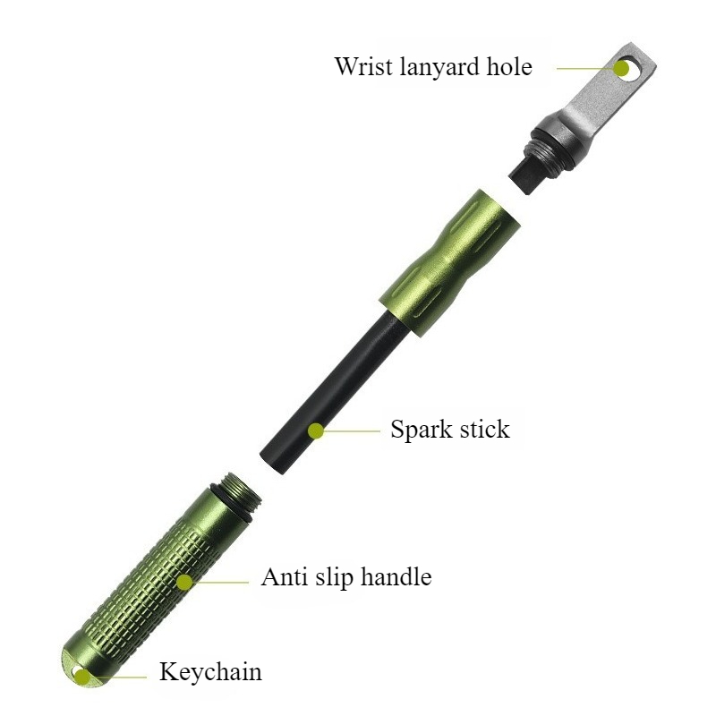 Portable Waterproof Flint Emer - مراجعة Fire Starting Kit وسعره