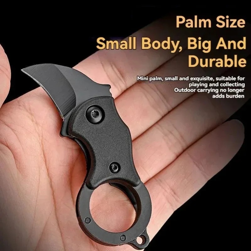 Mini Keychain Pocket Knife Sta - مراجعة Bushcraft Knife Fixed وسعره
