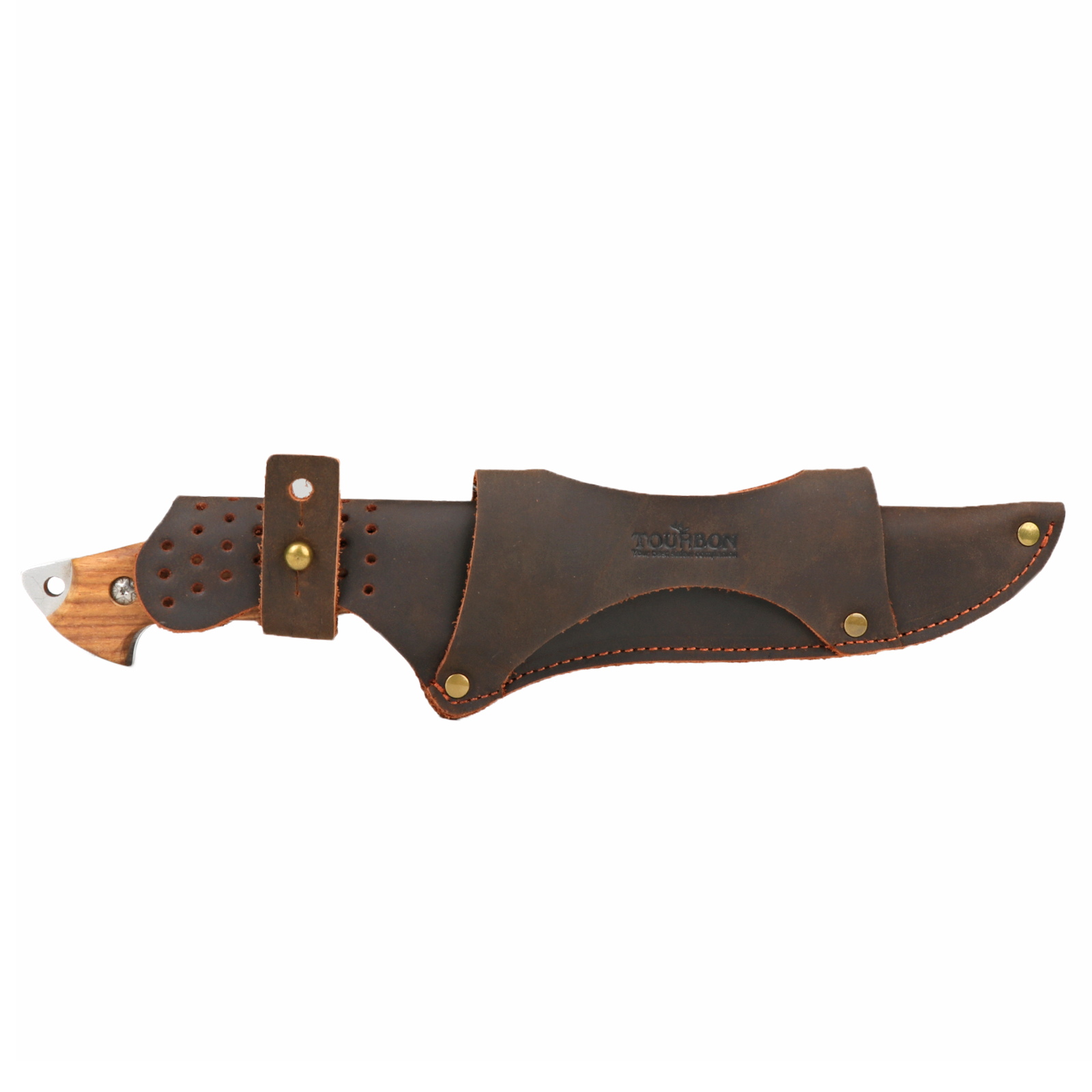 Tourbon Leather Tool Fixed Bla - مراجعة Bushcraft Knife Fixed وسعره