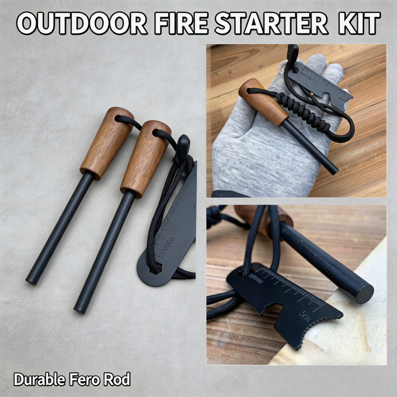 2-in-1 Bushcraft Magnesium Fir - مراجعة Magnesium Fire Starter وسعره