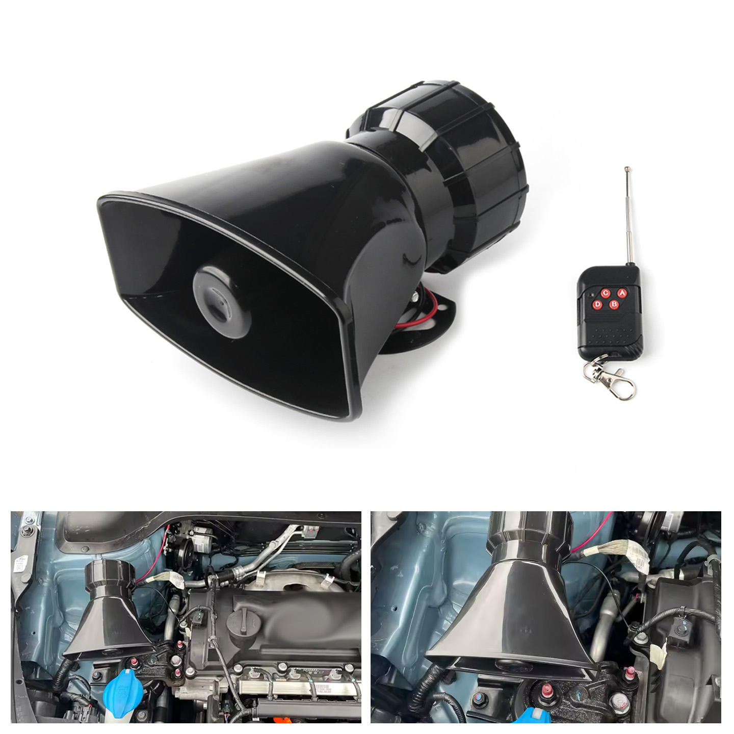 12V Speaker 130dB Wireless Ele - مراجعة Emergency Whistle Loud وسعره