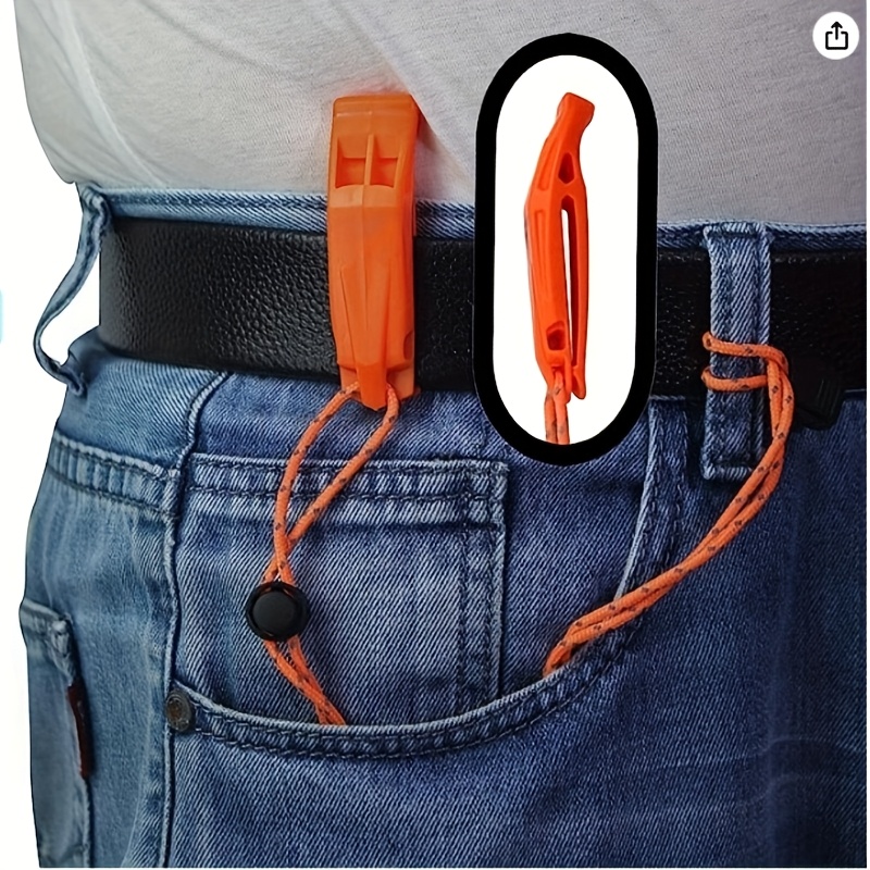 1PC Ultra-Loud Safety Emergenc - مراجعة Emergency Whistle Loud وسعره