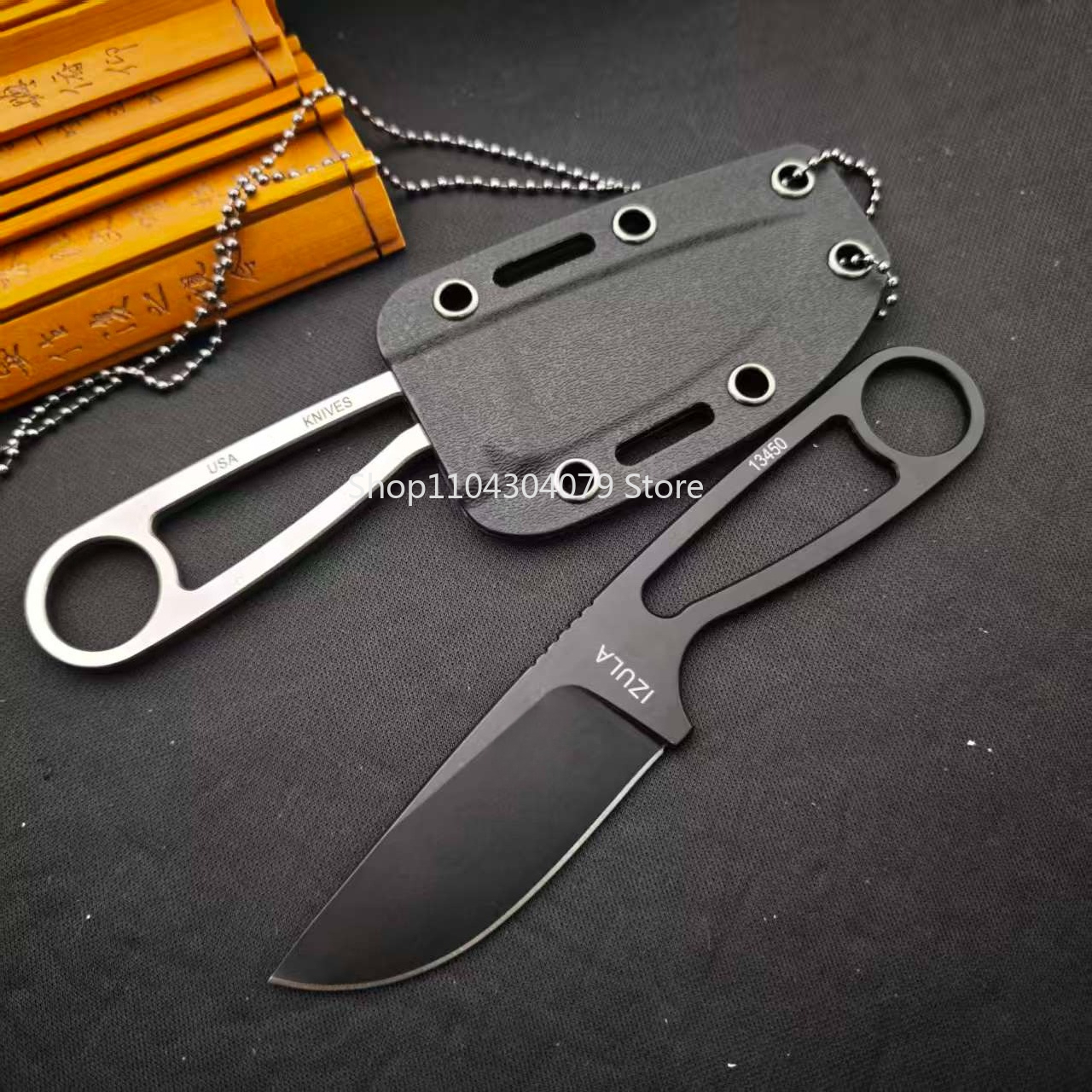 IZULA Stainless Steel Fixed Bl - مراجعة Bushcraft Knife Fixed وسعره