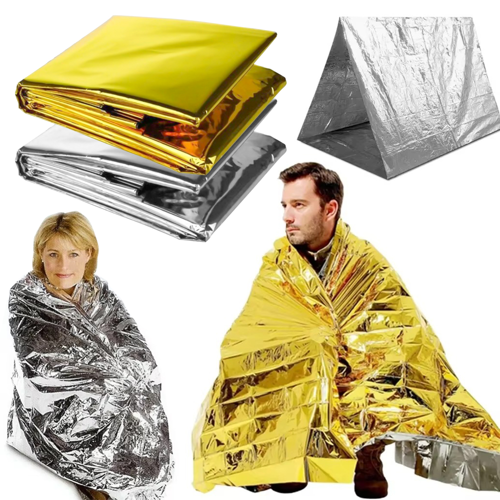 Mylar foil Emergency Survival  - مراجعة Survival Blanket Reflective وسعره
