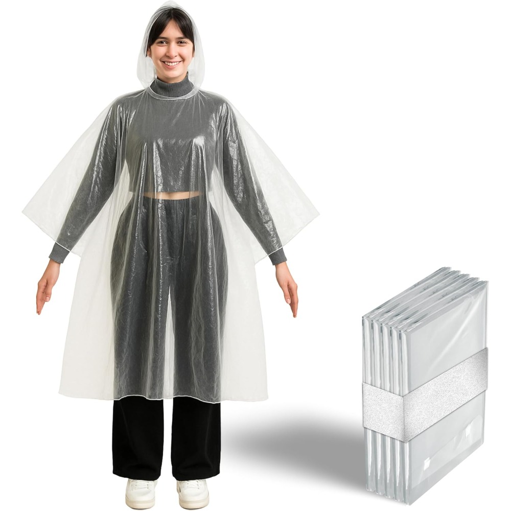 Better Office Products Disposa - مراجعة Emergency Poncho Rain وسعره