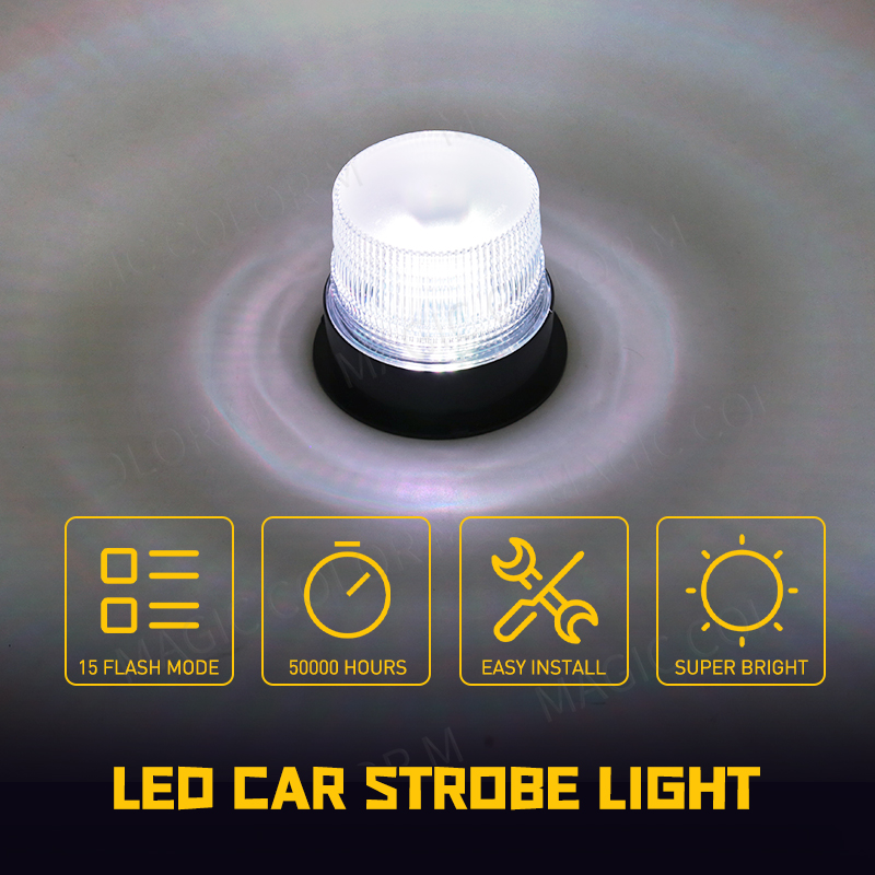 RGB LED Car Strobe Warning Lig - مراجعة Sos Light Strobe وسعره