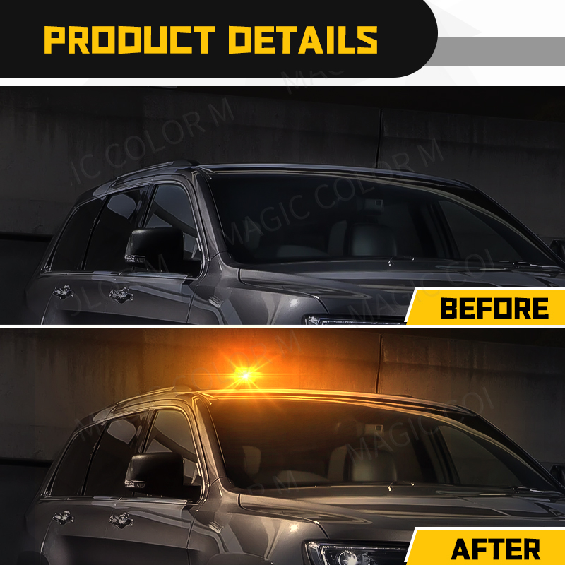RGB LED Car Strobe Warning Lig - مراجعة Sos Light Strobe وسعره