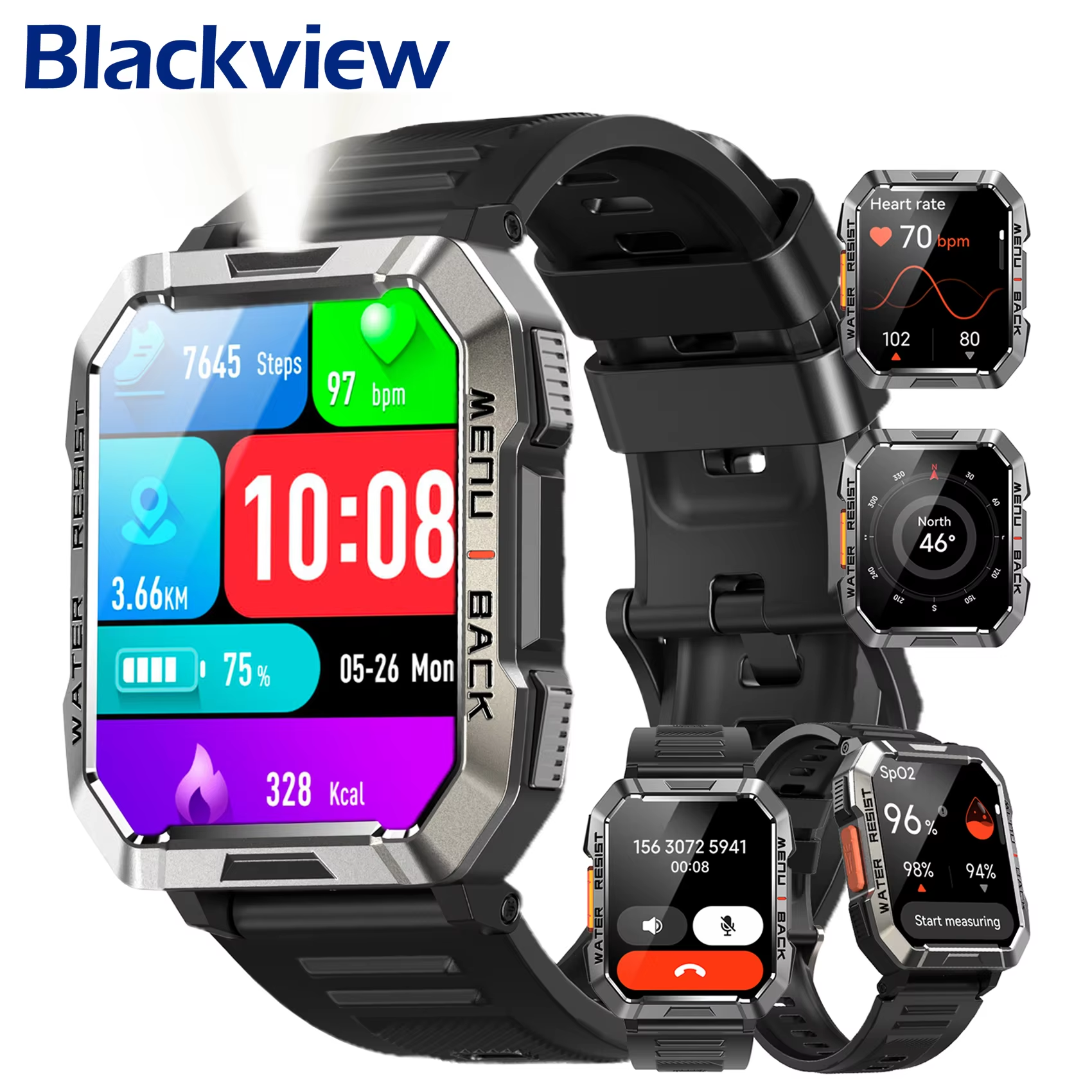 Blackview W60 Waterproof Smart - مراجعة Compass Lensatic وسعره