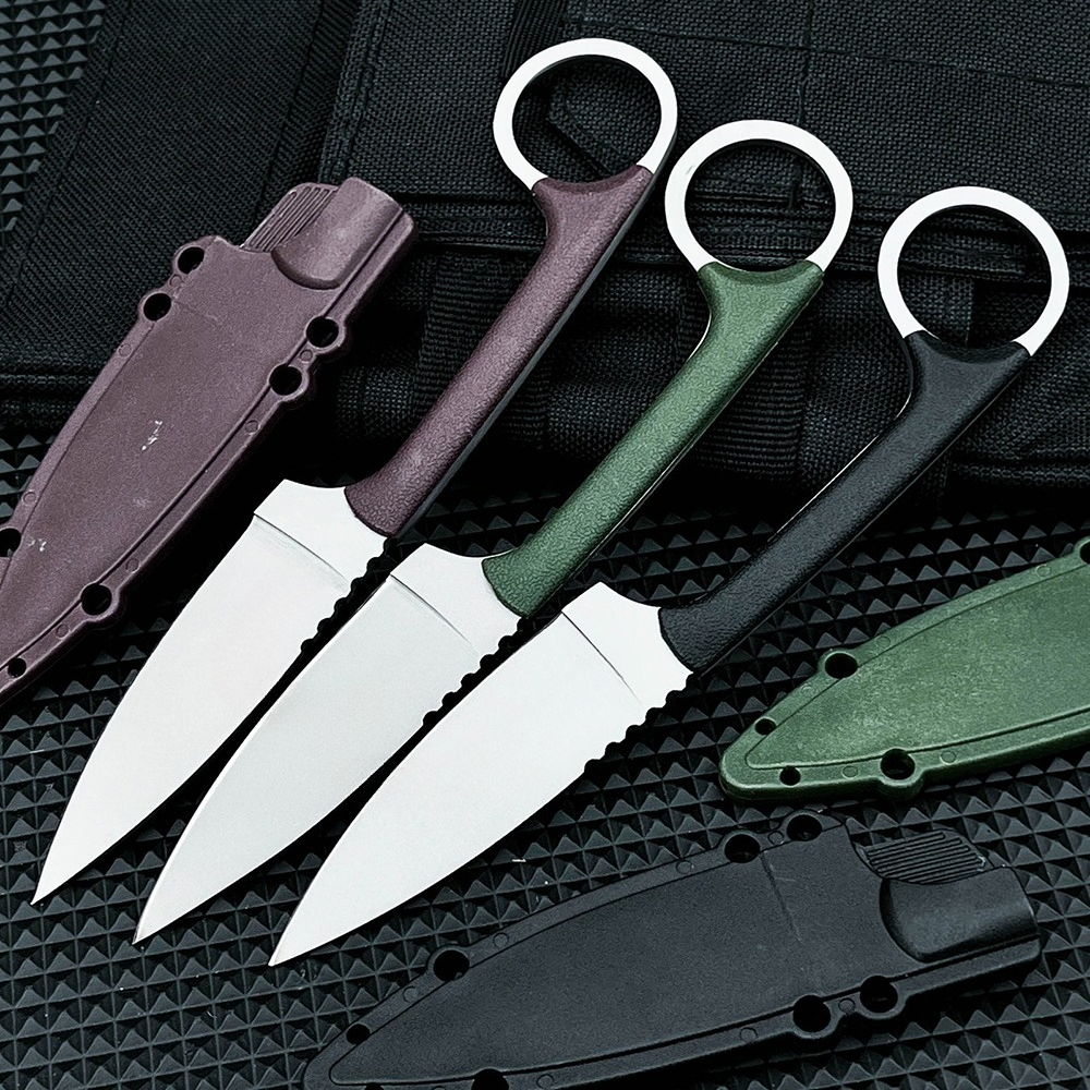 20AZ Durable Camping Utility E - مراجعة Bushcraft Knife Fixed وسعره