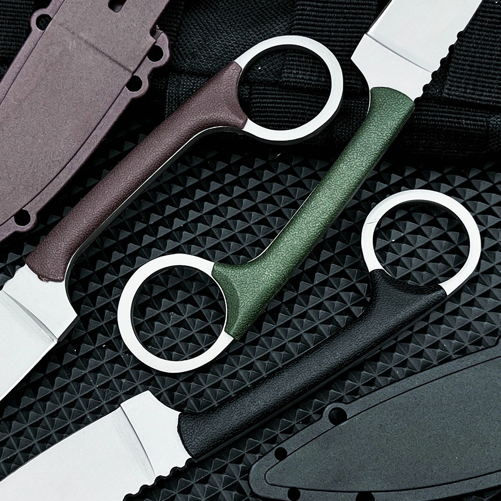 20AZ Durable Camping Utility E - مراجعة Bushcraft Knife Fixed وسعره