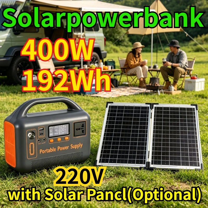 New 400W Portable Power Statio - مراجعة Solar Emergency Charger وسعره