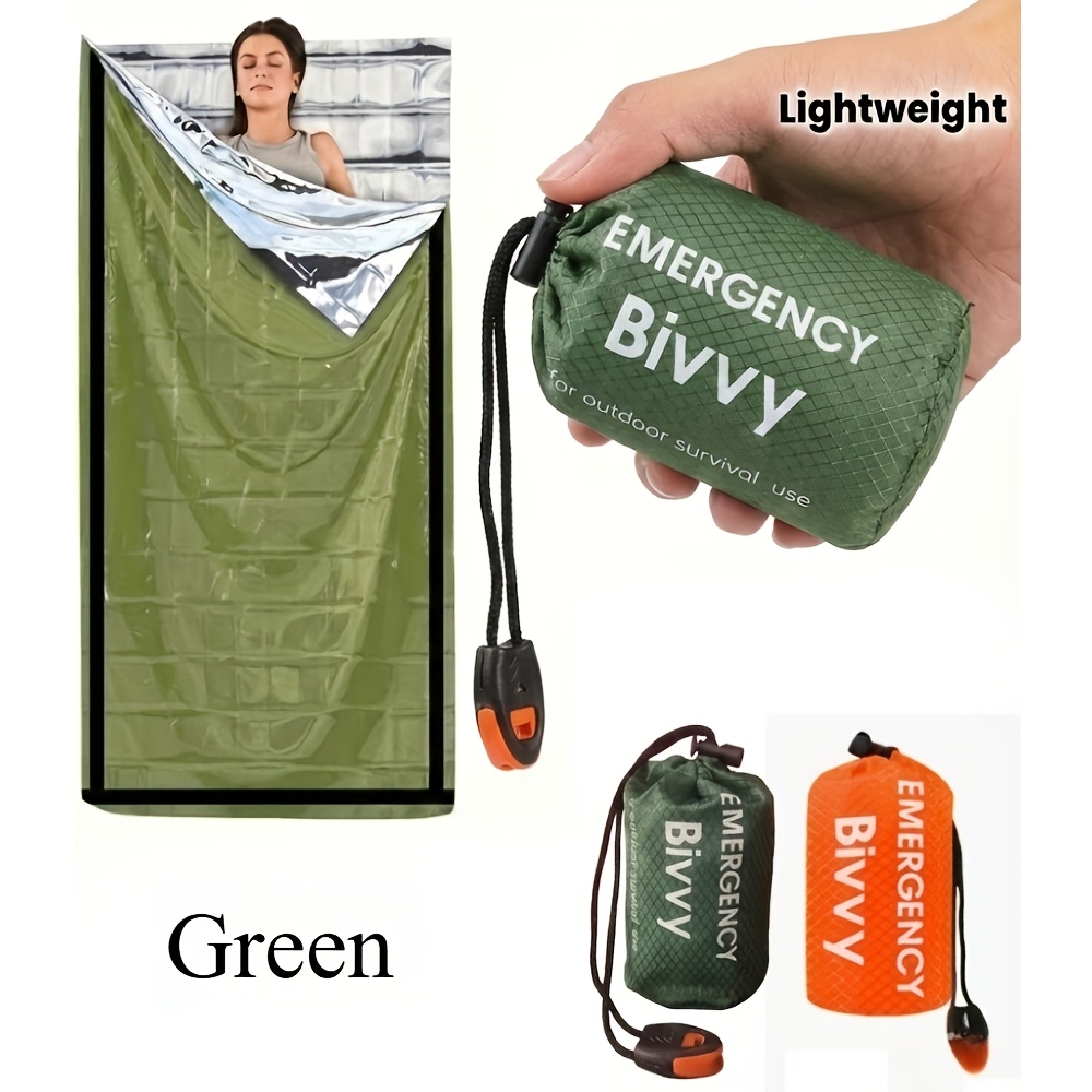 3Pcs Emergency Sleeping Bag Ki - مراجعة Bivy Bag Emergency وسعره