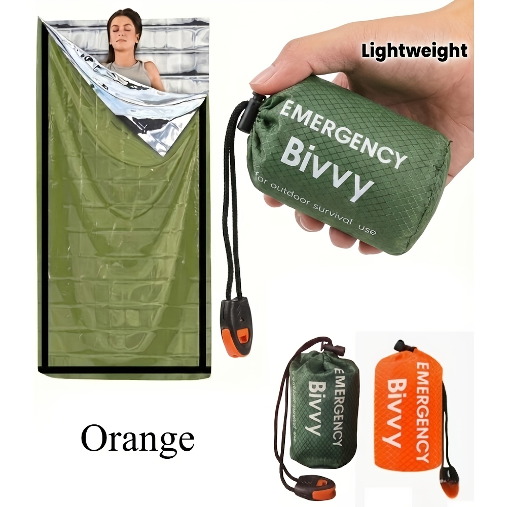 3Pcs Emergency Sleeping Bag Ki - مراجعة Bivy Bag Emergency وسعره