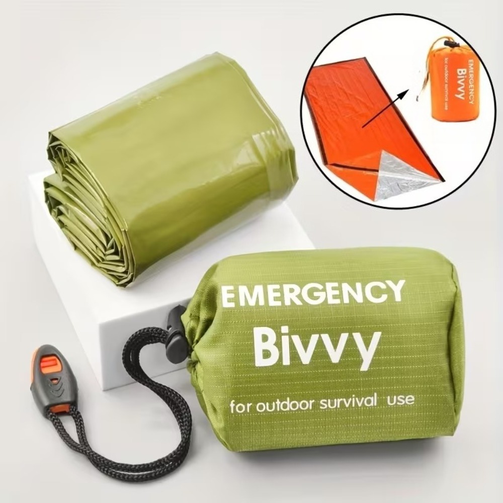 3Pcs Emergency Sleeping Bag Ki - مراجعة Bivy Bag Emergency وسعره