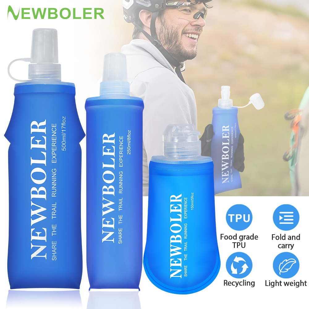 NEWBOLER 150ml 250ml 500ml Wat - مراجعة Water Bag Collapsible وسعره