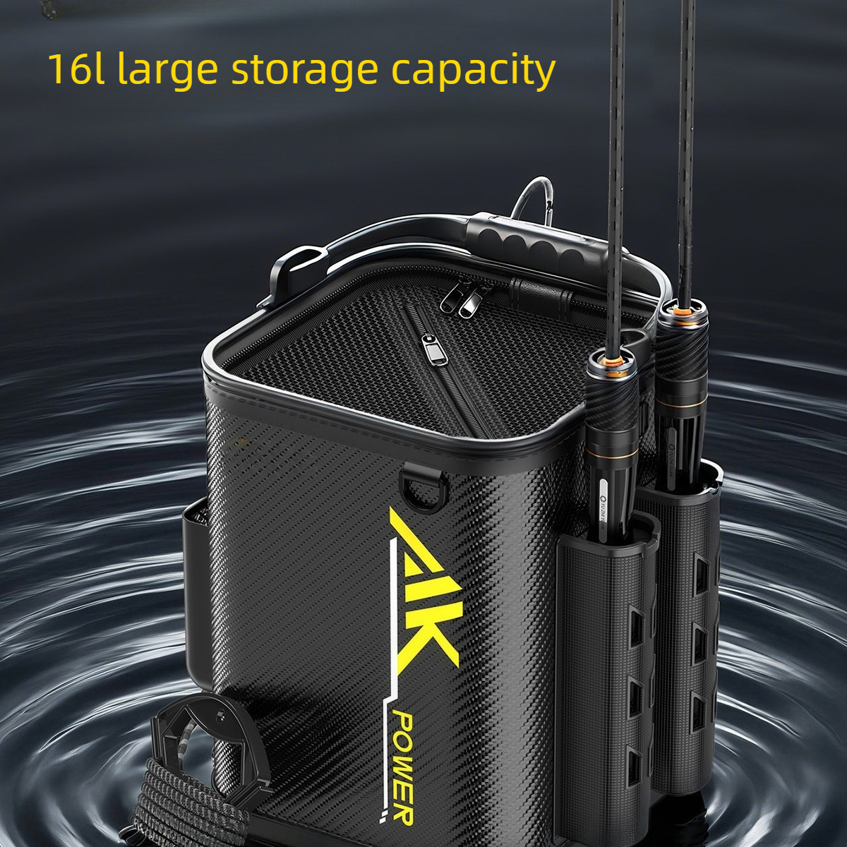 Multi-Functional Live Fish Buc - مراجعة Water Bag Collapsible وسعره
