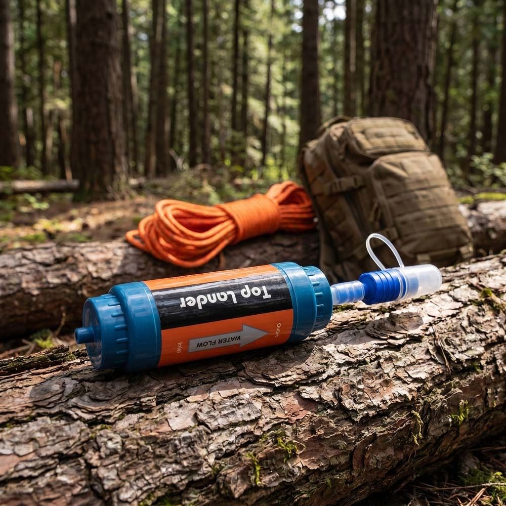 Mini Mini Water Filter Straw S - مراجعة Water Purification Straw وسعره