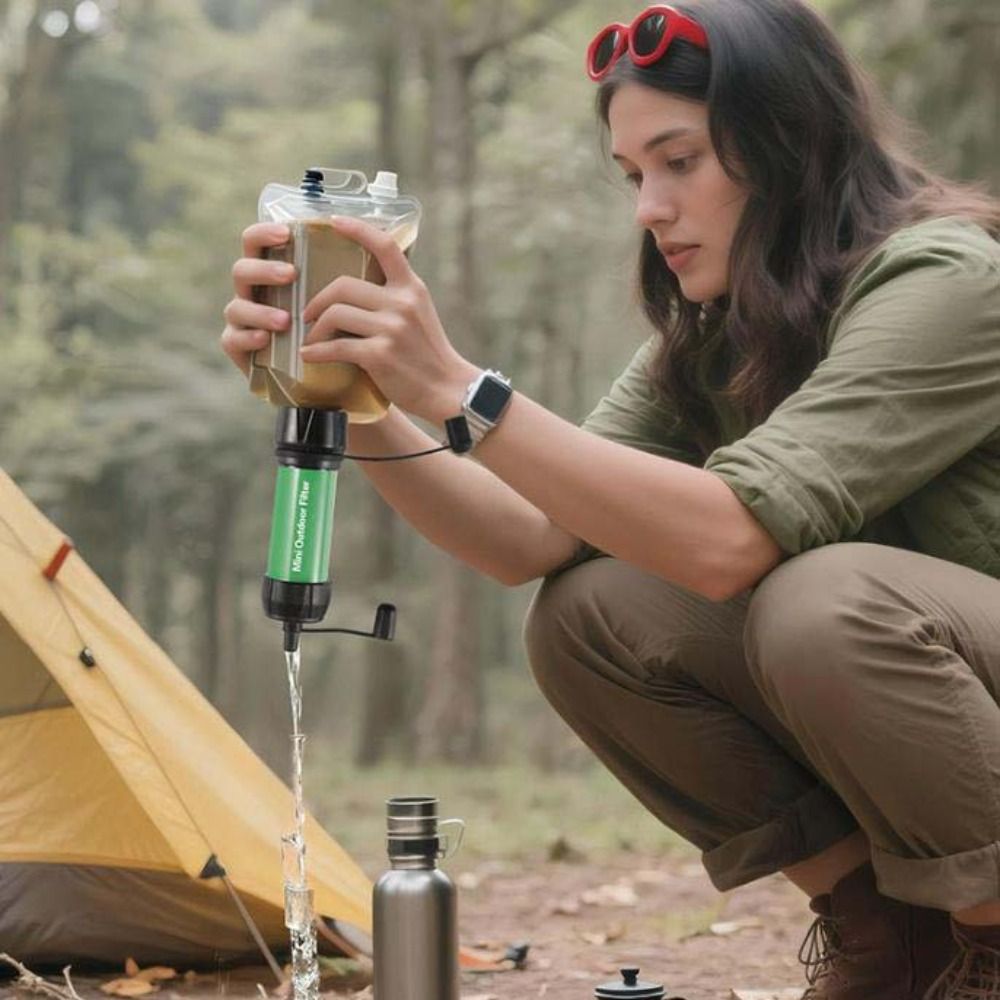 Mini Mini Water Filter Straw S - مراجعة Water Purification Straw وسعره