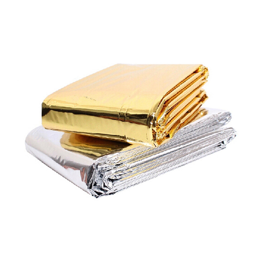 Emergency Blanket Silver Golde - مراجعة Survival Blanket Reflective وسعره