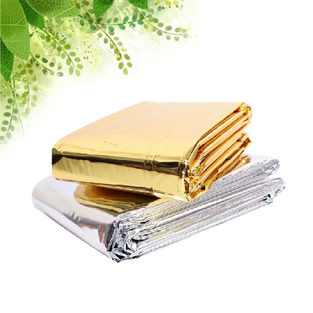 Emergency Blanket Silver Golde - مراجعة Survival Blanket Reflective وسعره