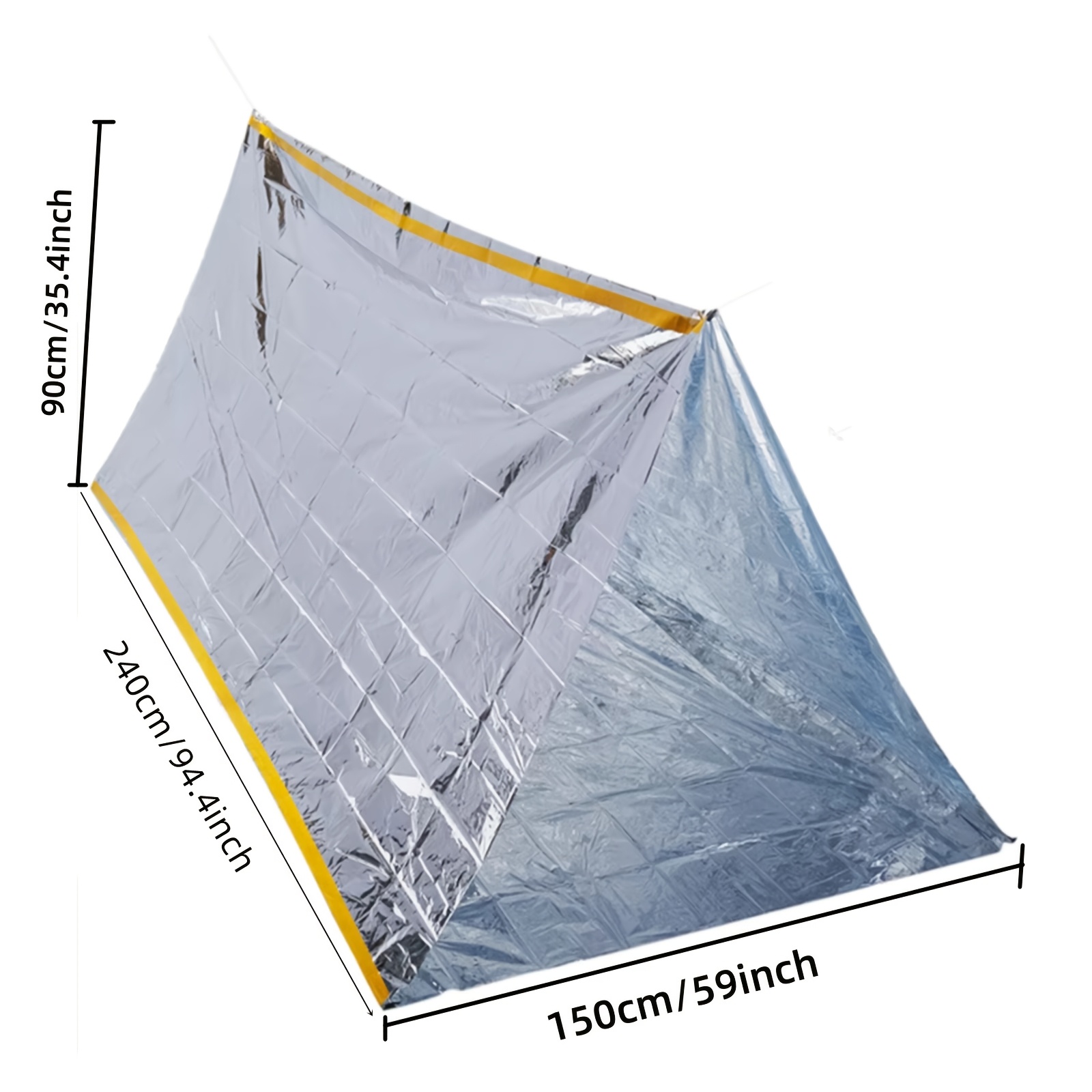 Compact Emergency Thermal Tent - مراجعة Emergency Mylar Tent وسعره