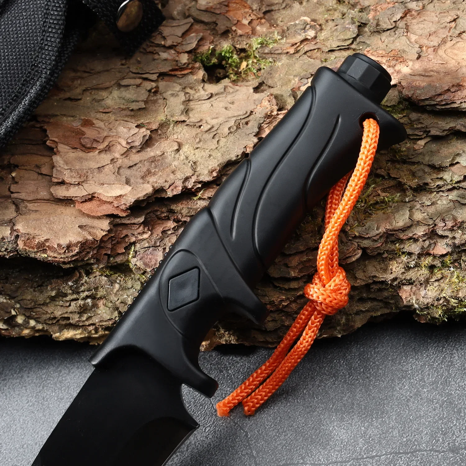 Outdoor High hardness straight - مراجعة Bushcraft Knife Fixed وسعره