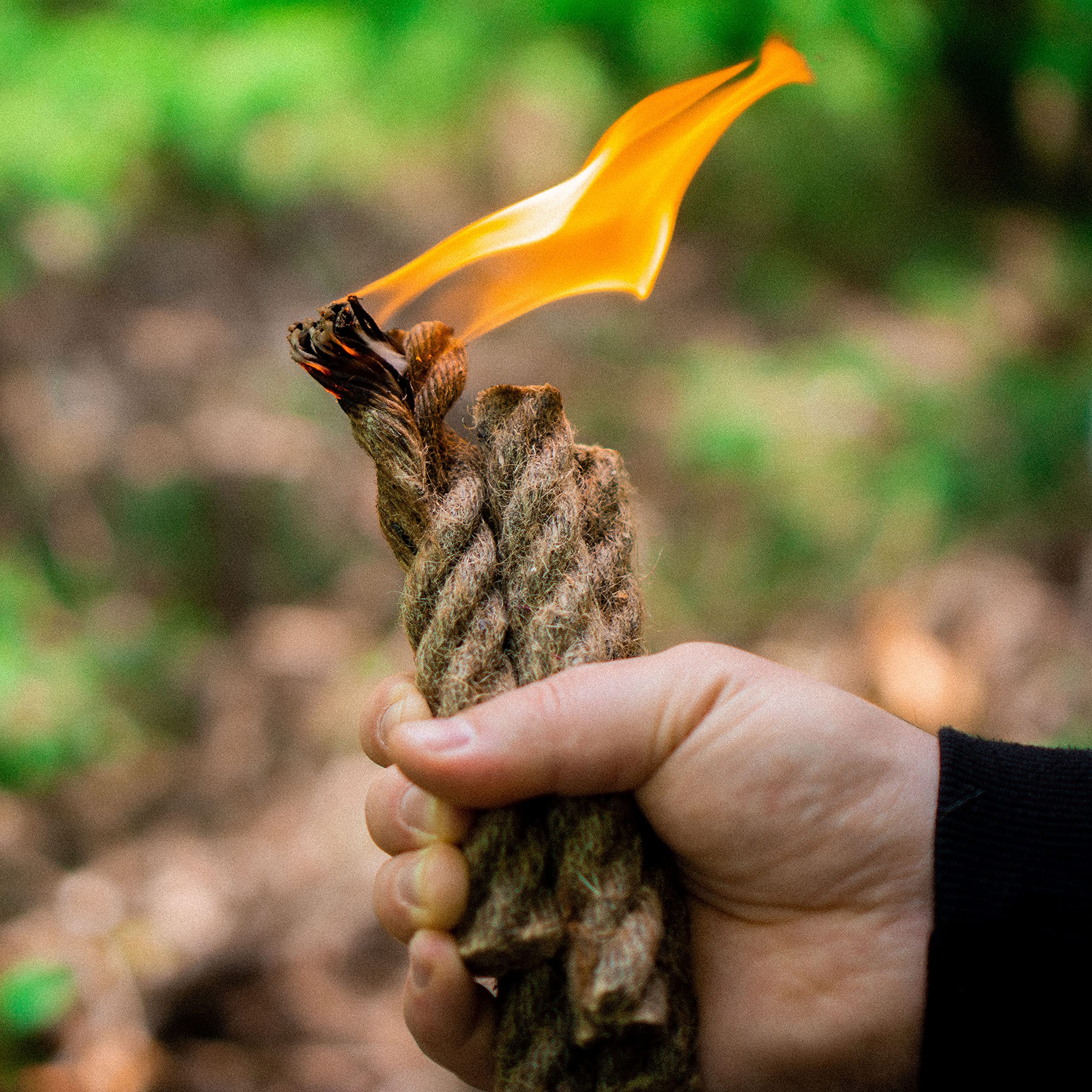 Tinder Rope Natural Tinder Fir - مراجعة Fire Starting Kit وسعره