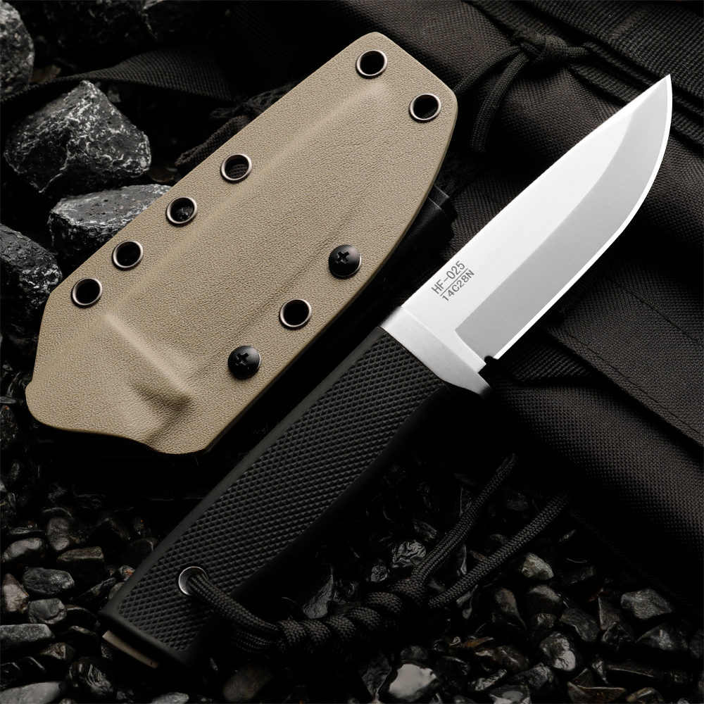 High-quality steel fixed blade - مراجعة Bushcraft Knife Fixed وسعره