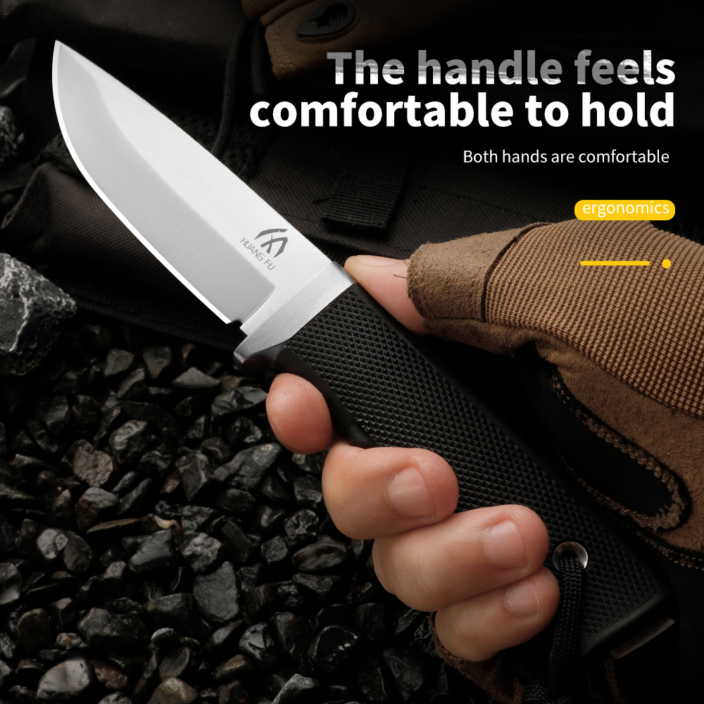 High-quality steel fixed blade - مراجعة Bushcraft Knife Fixed وسعره