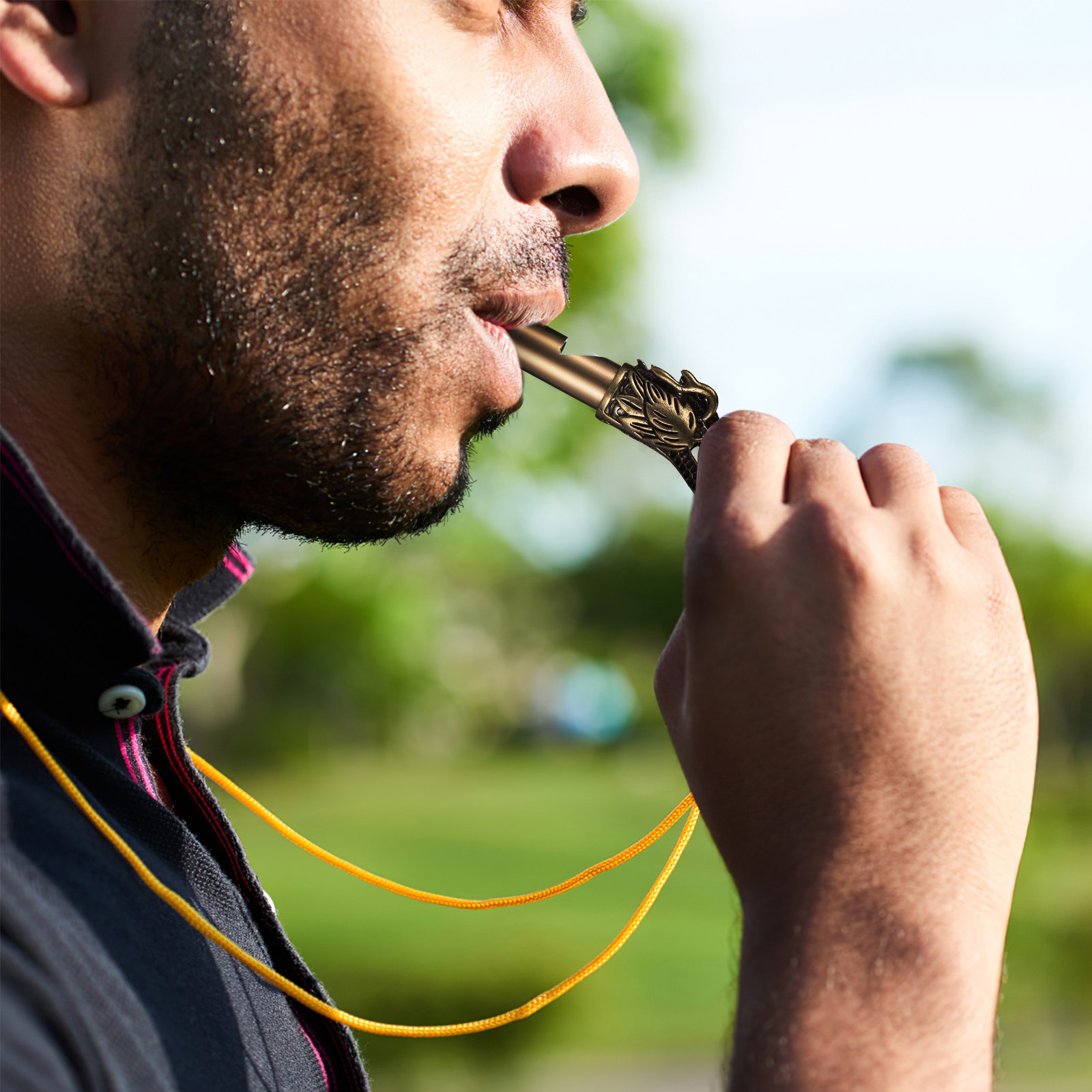 3Pcs Dragon Whistles Brass Ret - مراجعة Emergency Whistle Loud وسعره