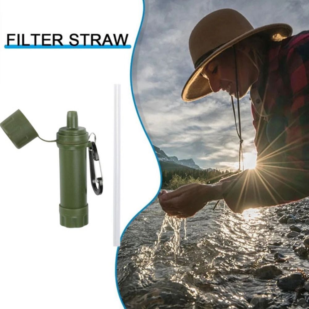 Mini Mini Water Filter Straw S - مراجعة Water Purification Straw وسعره