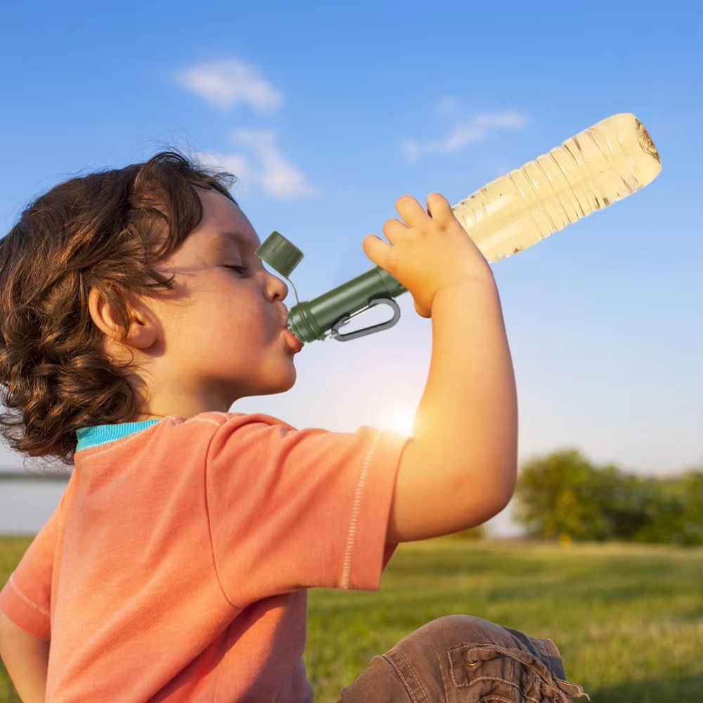 Mini Mini Water Filter Straw S - مراجعة Water Purification Straw وسعره