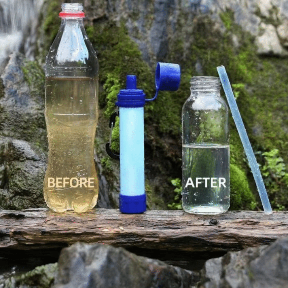 Mini Mini Water Filter Straw S - مراجعة Water Purification Straw وسعره