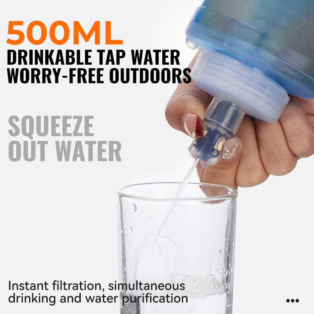 WRELS Water Filter Bottle Coll - مراجعة Water Bag Collapsible وسعره