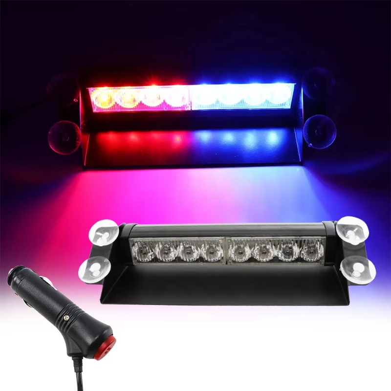8 LED Universal Car Strobe Lig - مراجعة Sos Light Strobe وسعره