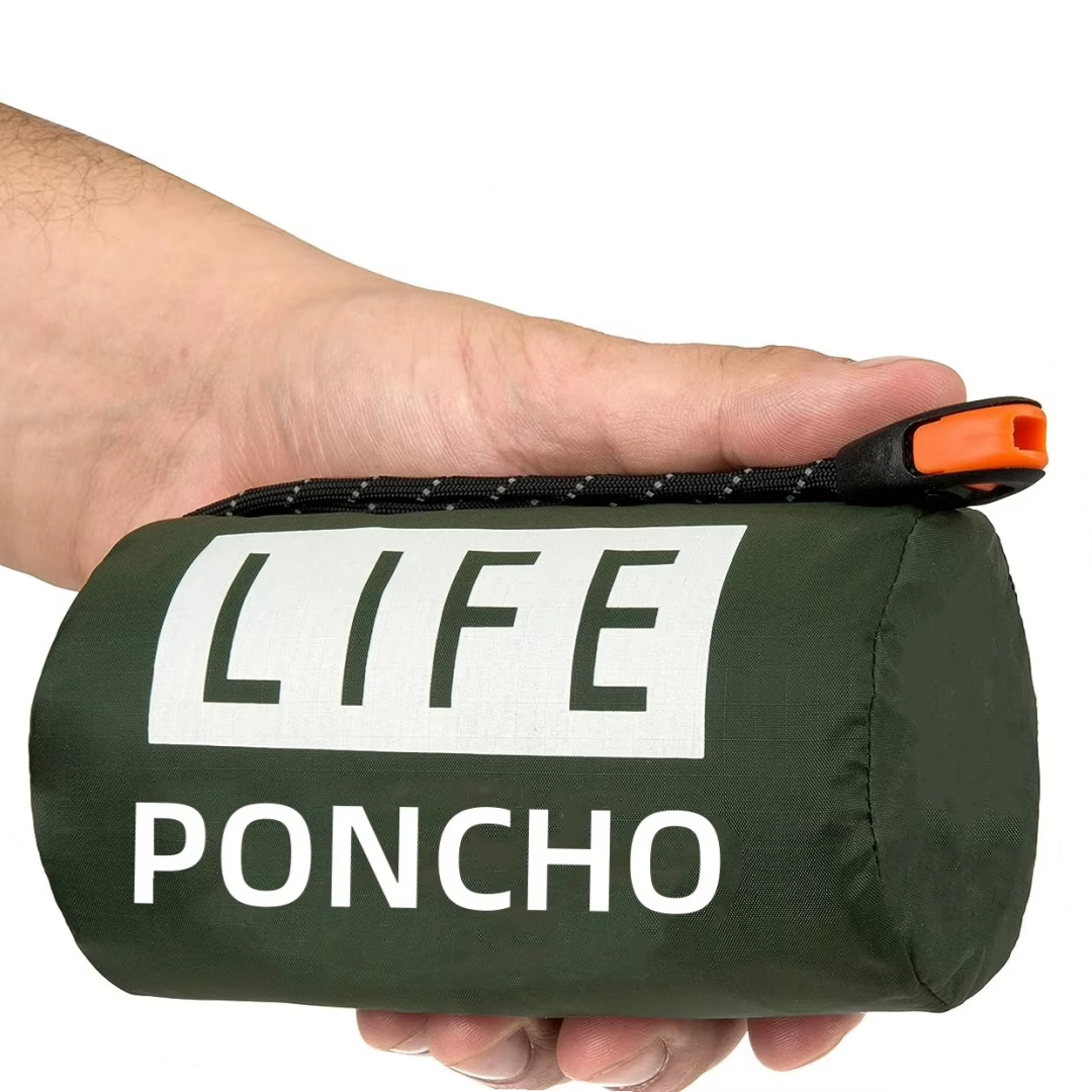 LIFE poncho Emergency Survival - مراجعة Survival Blanket Reflective وسعره