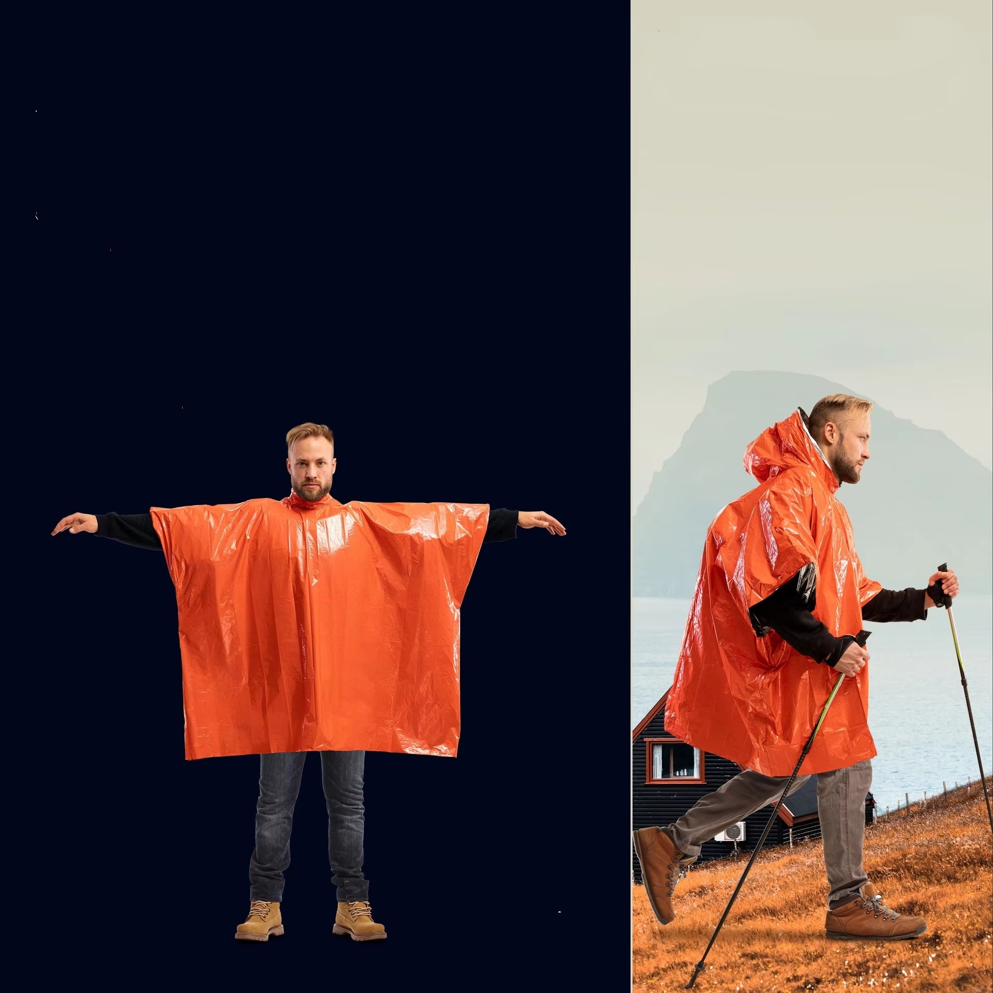 LIFE poncho Emergency Survival - مراجعة Survival Blanket Reflective وسعره