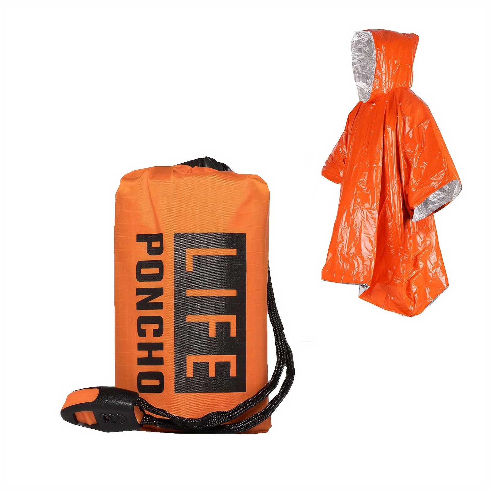 Emergency Survival Rain Poncho - مراجعة Survival Blanket Reflective وسعره