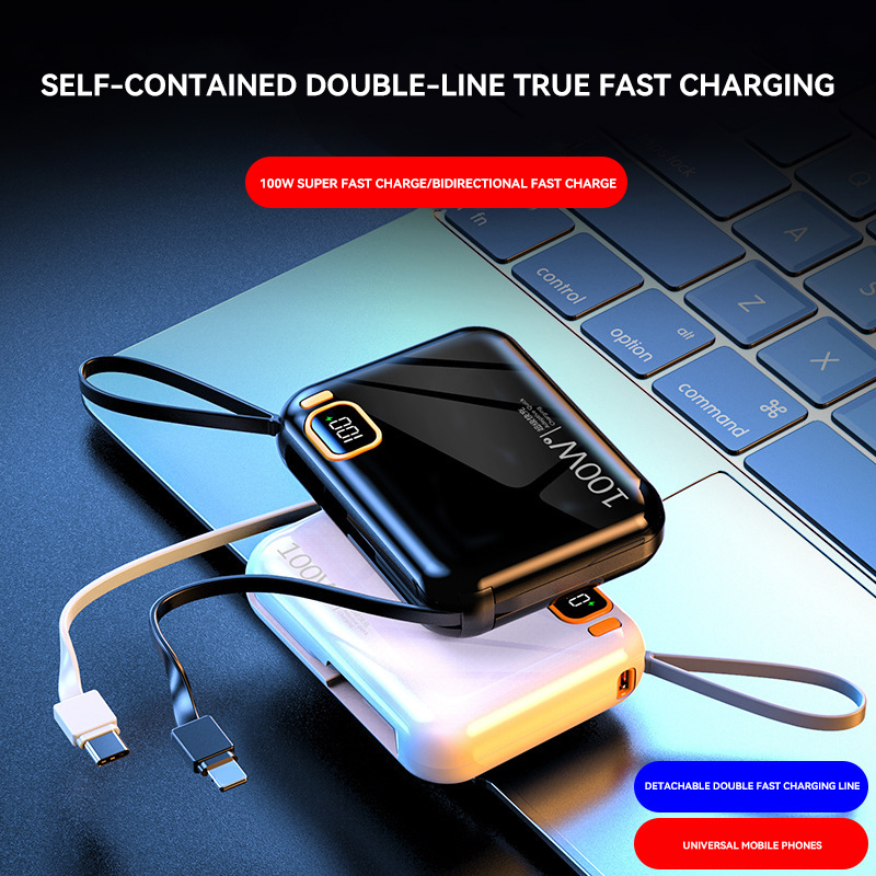 50000mAh Power Bank 100W Detac - مراجعة Solar Emergency Charger وسعره